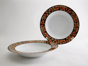 Dansk Apple Blossoms 42-Piece Porcelain Dinnerware Collection For Seven
