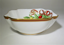 Tiffany and Co. Holiday White 5" Square Nut/ Candy Dish. Made In Japan, 1998.