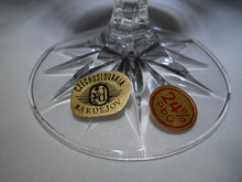 Bardejov Bohemian  Lead Cut Crystal Wine Glasses Set of Four