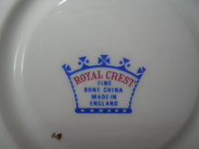 Royal Crest England Princess Rose Fine Bone China Tea Cup and Saucer Set.
