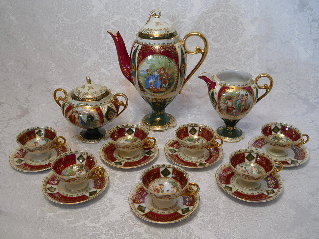 Oskar chinese tea set (chinese tea cup with lid and saucer)