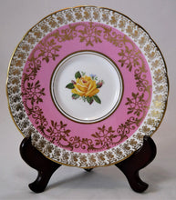 Royal Stafford England Pink and Gold Floral Bone China Tea Cup and Saucer