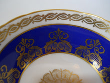 Paragon By Appointment Cobalt Blue and Gold Bone China Teacup and Saucer. England