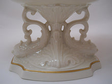 Lenox "Aquarius" Ivory 12 inch Pedestal Bowl Centerpiece. DISCONTINUED