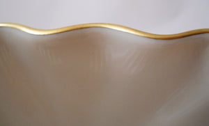 Lenox  Aquarius Ivory 12" Pedestal Pisces Bowl Centerpiece.