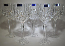 Waterford Marquis Brookside All Purpose Stemmed Wine/ Water Crystal Goblet Collection of Five