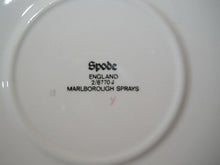 Spode Marlborough Sprays Flat Soup Bowl and Saucer Collection of Four, England.