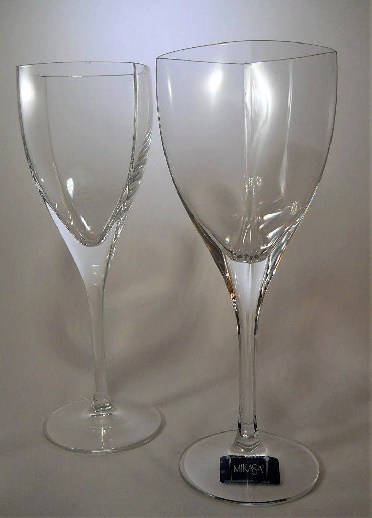 Mikasa Panache Crystal Wine Glasses- Set of Two – BINCHEY'S LLC.
