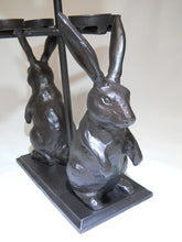 Pottery Barn Bronze Bunny Multi Votive Centerpiece
