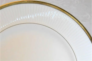 Crown Staffordshire ENGLAND Golden Glory Fine Bone China Salad/ Dessert Plate Set of Eight