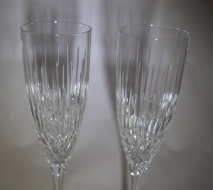 Rogaska Vogue Blown Champagne Flutes-Set of Two