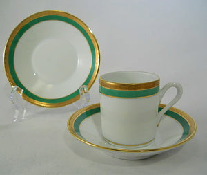 Richard Ginori Flat Demitasse Espresso Cup Collection of Four. Italy