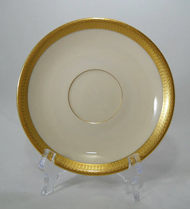 Lenox Countess Marshall Field and Co., Chicago,  Ivory and Gold Gilt Teacup/Saucer Set. c.1912