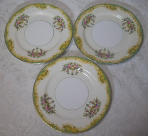 Noritake 1931 Claremont  24-Piece Green, Yellow, and Floral Dinnerware Collection