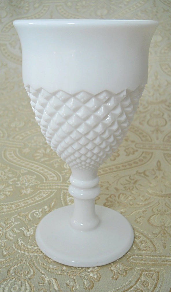 Hobnail and Stained Glass Goblets and Cups