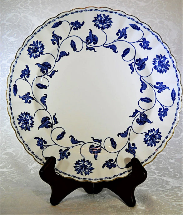 Spode Colonel Blue Fine Bone China Dinner Plate
