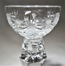 Crystal Weighted Triangle Stem Cordial Glasses Set of Six