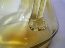 Vintage/Antique Amberina Hand Blown Tall 48-Ounce Amberina Art Glass Pitcher with Ice Lip.