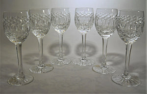 Rogaska Crystal Cordial Glass Collection of Six