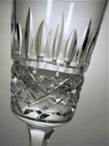 Hexagonal Cut Stem Crystal Cordial Collection of Four.