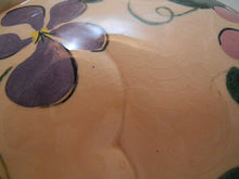 Kay Finch Vintage California Pottery Hand Made Pink Floral and Hearts Piggy Bank