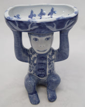 Blue and White Porcelain Monkey Soap Dish