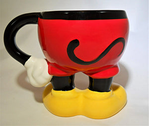 Walt Disney Parks Mickey Mouse Red Shorts and Yellow Shoes Authentic Ceramic Mug