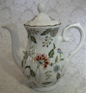 Andrea By Sadek Buckingham 14-Piece Coffee Pot and Cup Set w/ Serving Leaf Platter, Plates and Bonus Mugs