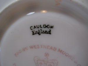 Cauldon Antique Royal Blue and Gold Gilt Demitasse Cup/Saucer Set, c.1862-1911
