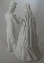 Department 56 Silhouette Treasures To Have and To Hold Bride and Groom White Bisque Figurine.