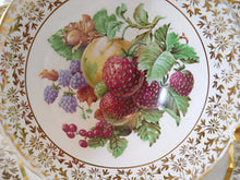 Aynsley England Imperial Fruit and Gold 6-Piece Teacup, Saucer, and Plate Collection