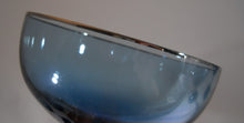 Lenox Crystal Blue Shadow with Platinum Trim Champagne Coupe/ Sherbet Glass Set of Five