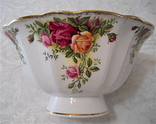 Royal Albert Old Country Roses Footed Bowl, England 1993-2002