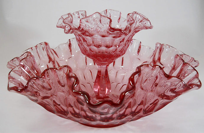 Fenton Glass Colonial Pink 12