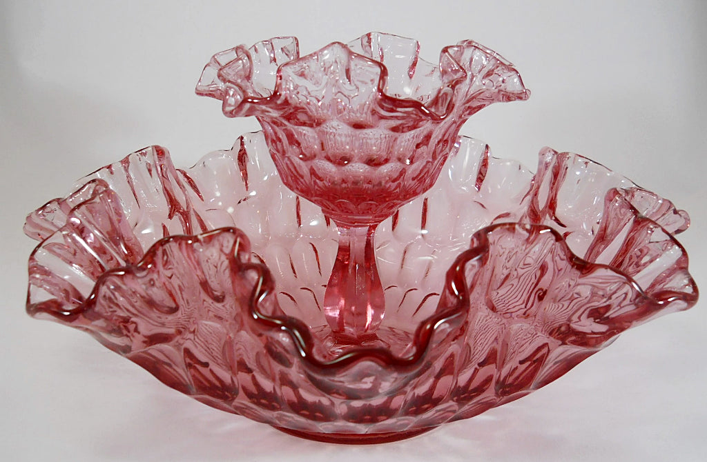 Fenton Glass Colonial Pink 12