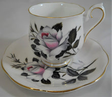 Royal Albert England Bone China Queen's Messenger Coffee Pot and 4 Demitasse Cup Set and Sugar Bowl c. 1960's