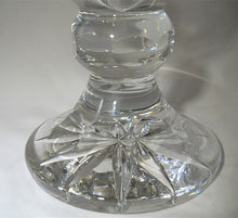 Tall Cut Crystal Glass 16" Decorative Pedestal Candy Jar with Stunning Finial On Lid