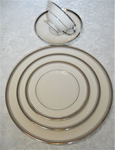 Franciscan Gladding McBean & Co. Huntington Ivory and Platinum Trim 52-Piece Dinnerware Collection for Ten, c.1954