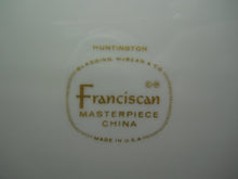 Franciscan Gladding McBean & Co. Huntington Ivory and Platinum Trim 52-Piece Dinnerware / Tableware  Collection for Ten, c.1954