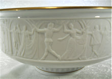 Franklin Mint Romeo and Juliet Raised Panel Sculpted Porcelain Bowl
