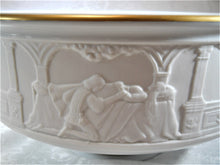 Franklin Mint Romeo and Juliet Raised Panel Sculpted Porcelain Bowl