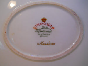 Franconia Krautheim Mandarin 15" Porcelain Tableware Serving Platter. 1964-1965