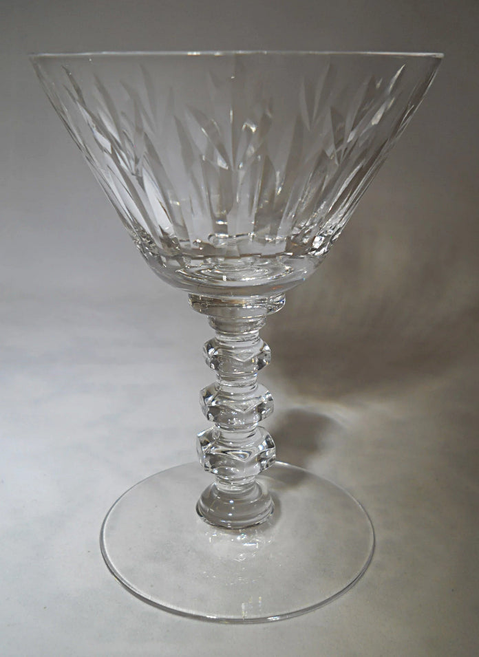 Tiffin Franciscan Blenheim Blown Glass Cocktail/ Cordial Collection of Seven, c.1950-1967