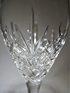 Galway O'Hara White Wine Blown Crystal Glass Collection of Three