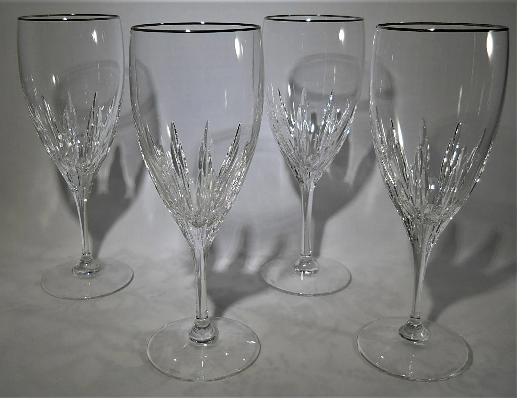 Vintage Lenox Phoenix Platinum Ice Tea Glasses - Set of 4
