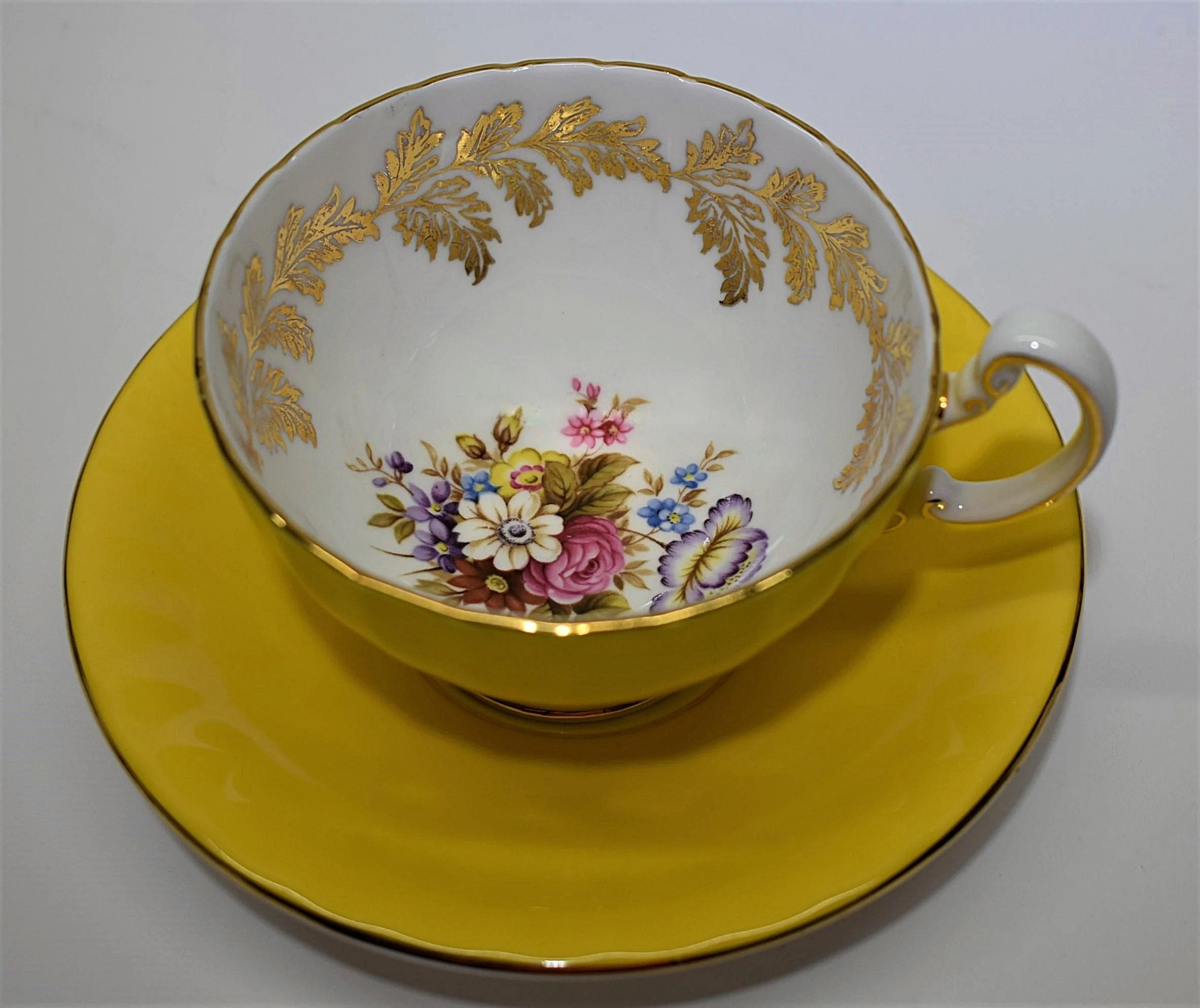 Aynsley bone china cup and saucer hotsell