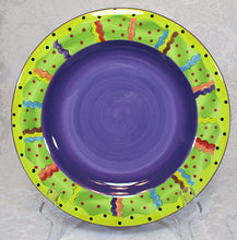 Laurie Gates Mardi Gras Dinner Plate Collection of Six