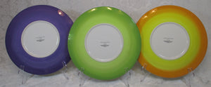Laurie Gates Mardi Gras Dinner Plate Collection of Six.