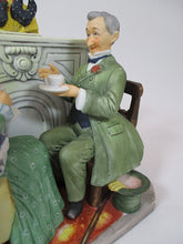 Gorham Norman Rockwell Vintage Times Bisque Porcelain Figurine