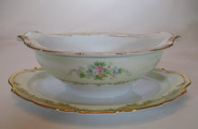 Noritake Larue Green and Floral 74-Piece Porcelain Dinnerware Collection for Nine. c.1933